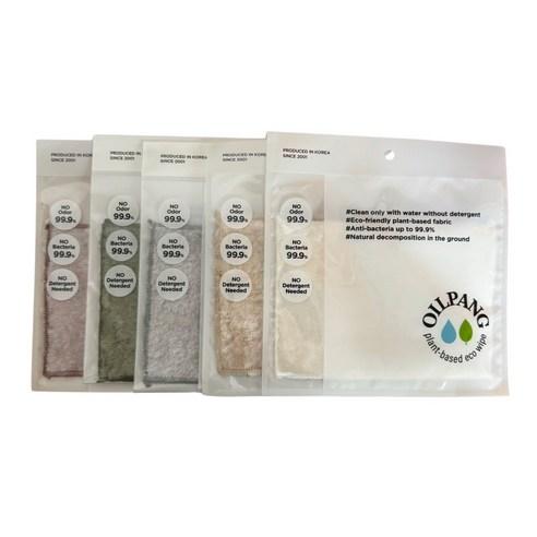 오일팡 수세미 행주 걸레 클리너 (세트상품), 12x17cm, 5개