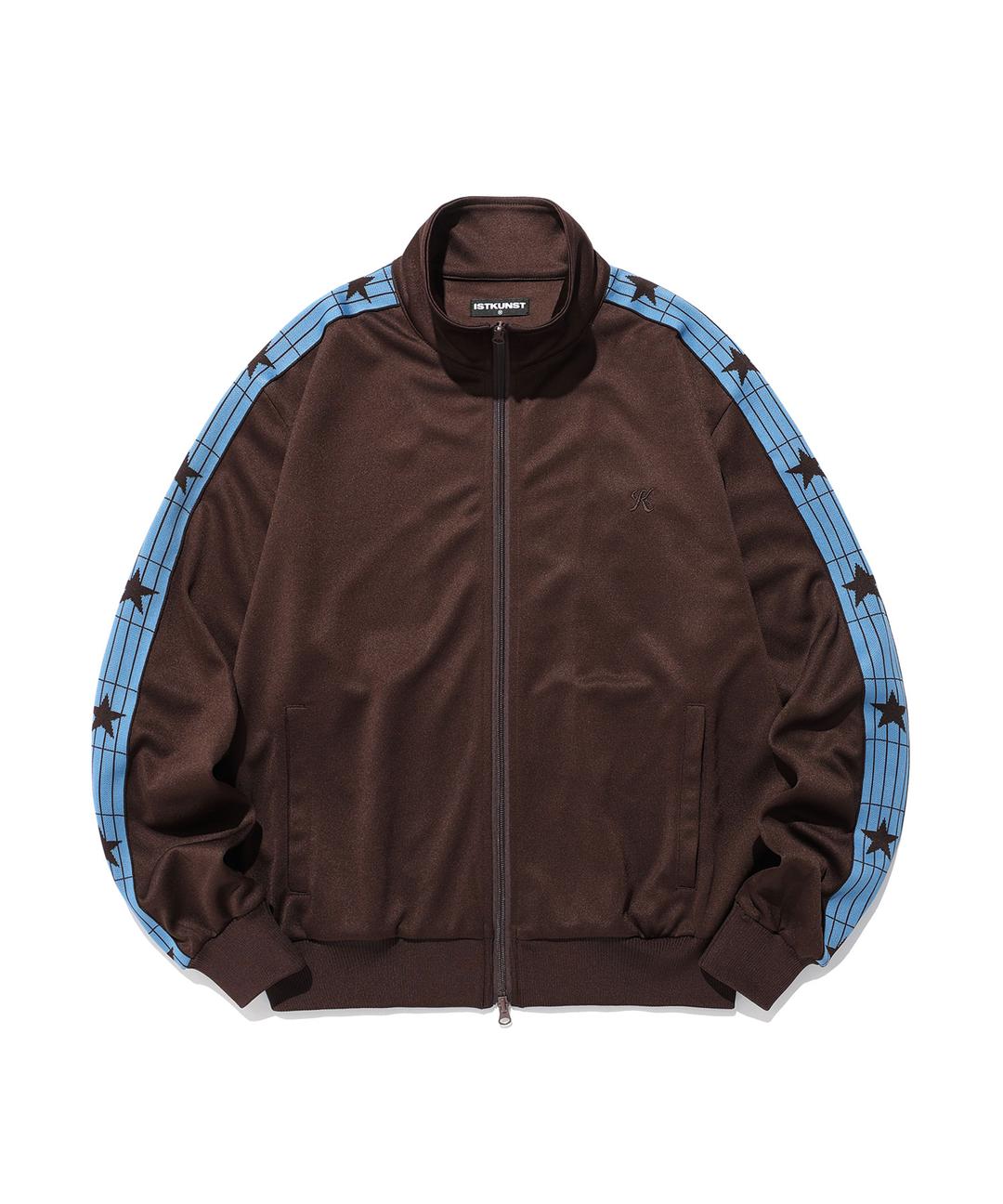 IK TRACK JERSEY JACKET_BROWN