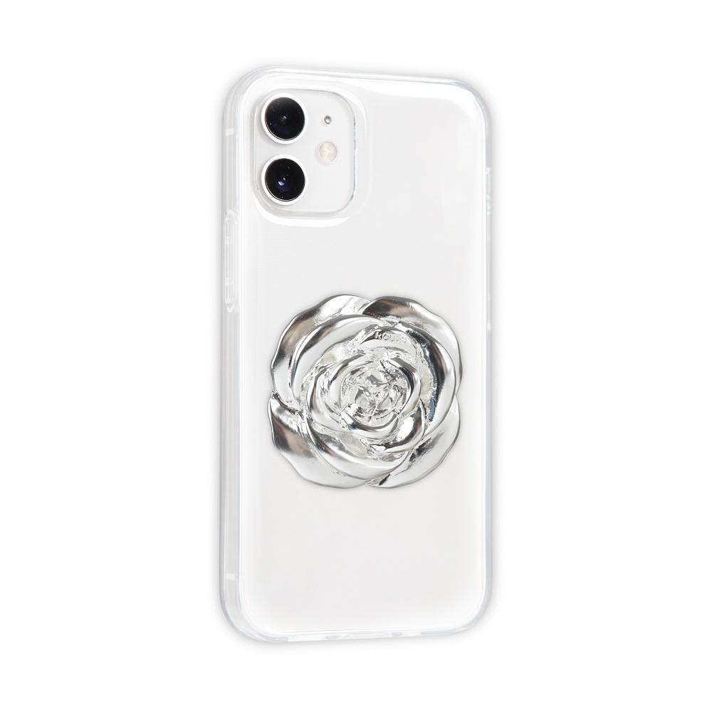 ROSE MATT SILVER IPHONE CASE