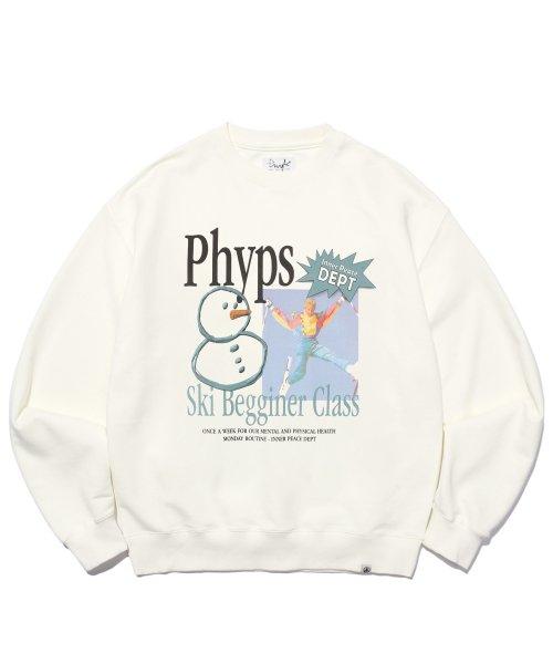 PHYPS® SKI BEGGINER CLASS CREWNECK IVORY