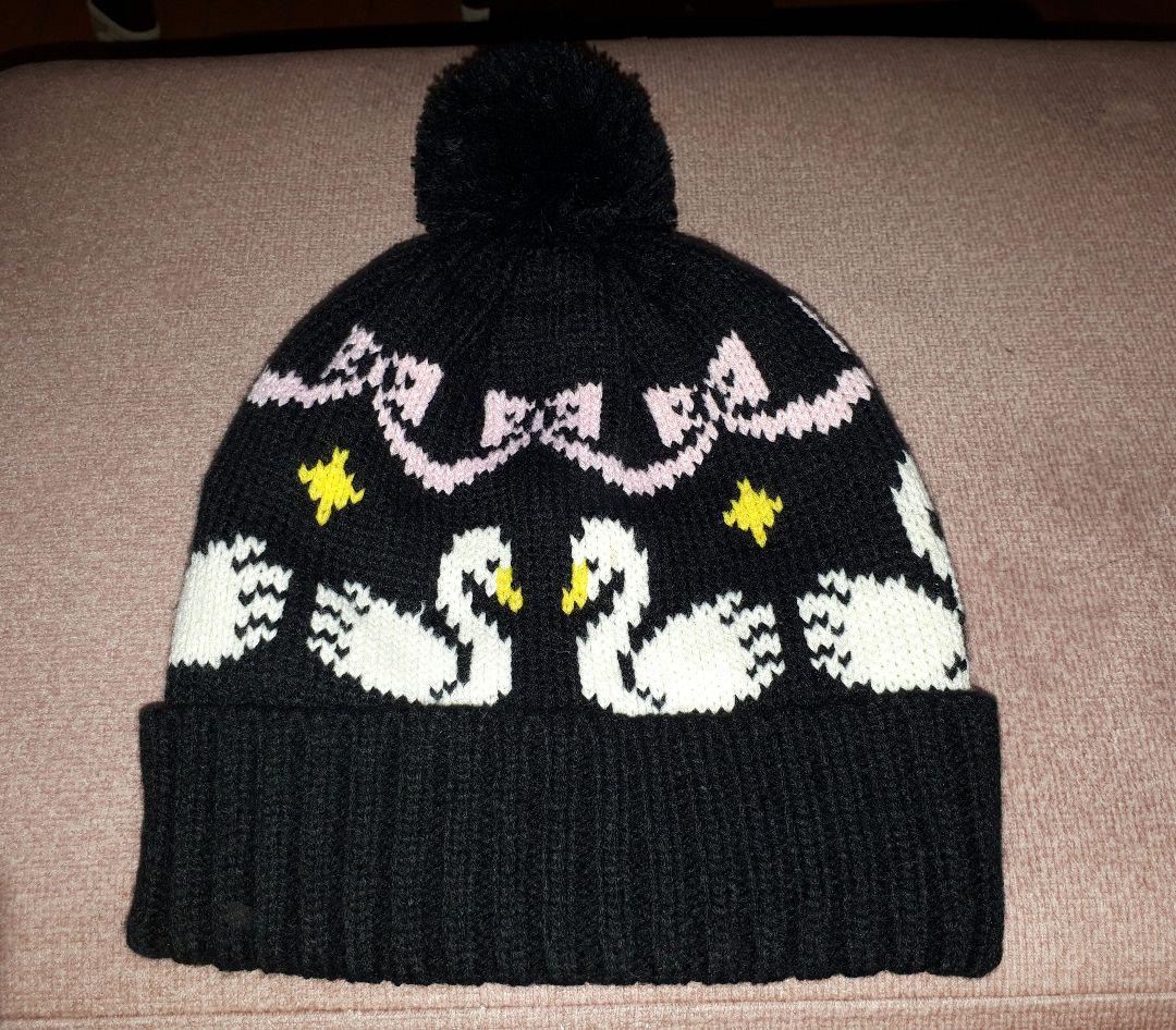 スイマーニット帽(リボン・スワン)