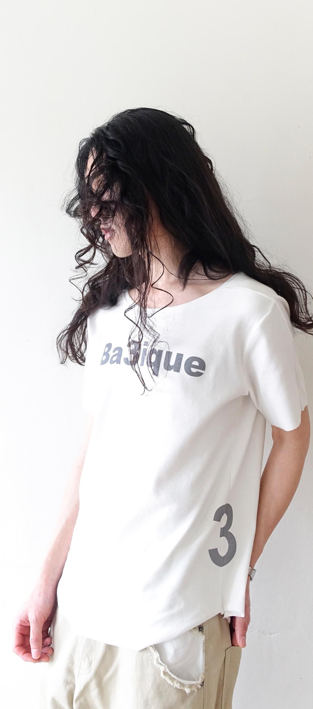 [fe.3] loose logo t-shirt (ivory)