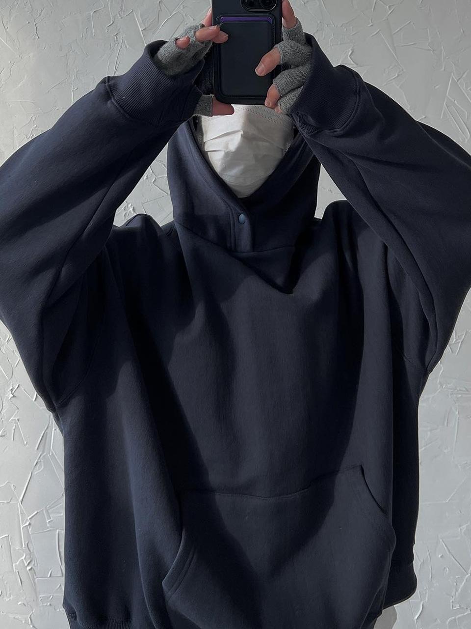 vision snap hoodie (4color)