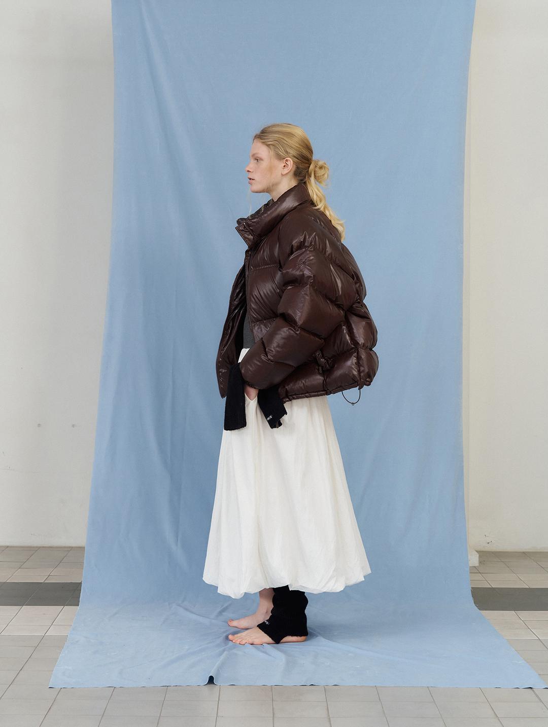 [2nd] Hug soft leg warmer - black