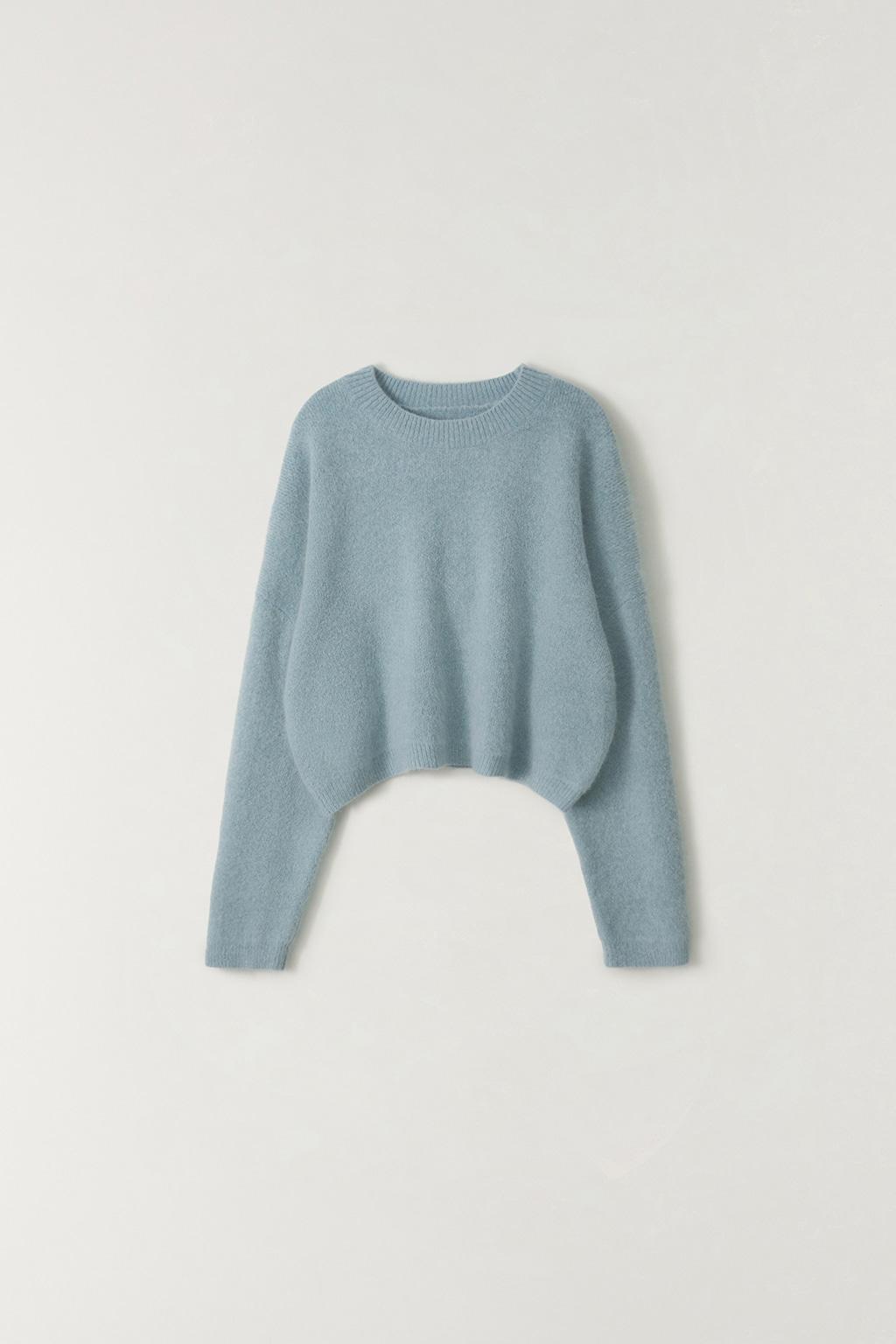 앙고라 크롭 풀오버 SKY BLUE