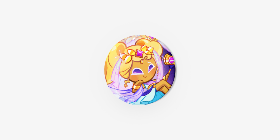 CookieRun： OvenBreak 쿠키런 치즈케이크맛 쿠키 (스킨) 핀버튼 ㅣ 마플샵