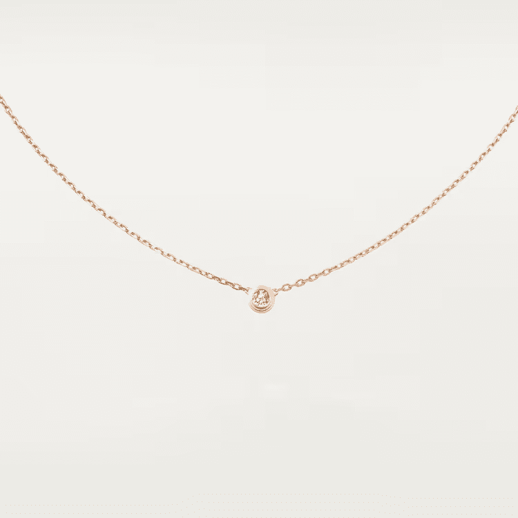 까르띠에 다무르 펜던트, 브릴리언트 컷 다이아몬드, 라지(large) 모델