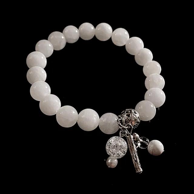 White crystal bracelet