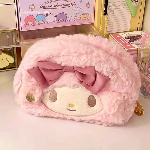 💥마이피아노 하얀얼굴 안주머니 비교필수 뽀글이 필통 봉제 파우치