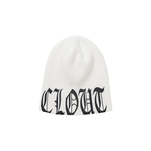 CLOUT BEANIE / White