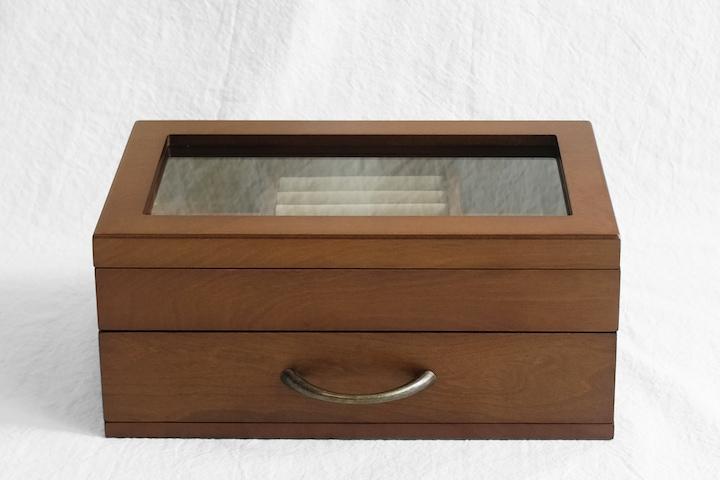 빈티지 우드 악세사리 보관함 정리함 (2단)