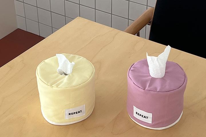 파스텔 누빔 휴지케이스 티슈 패브릭 각티슈 케이스 집들이 신혼부부 모던센츄리