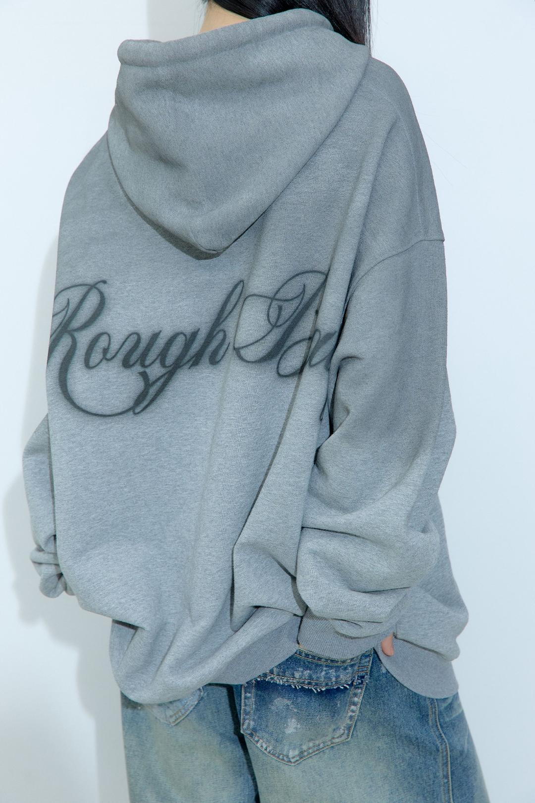 VINTAGE OVER-FIT HOODIE GRAY