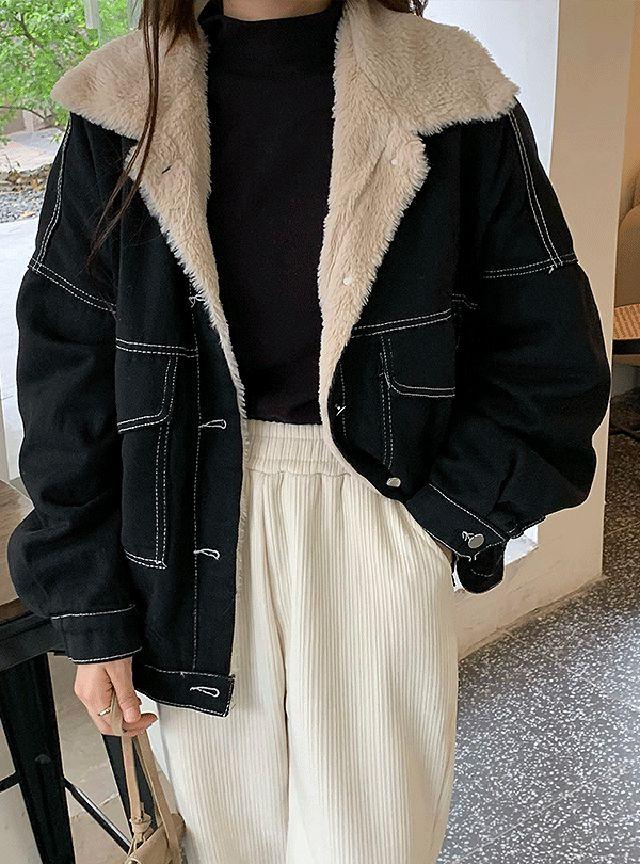 슈클 오버핏 야상 자켓