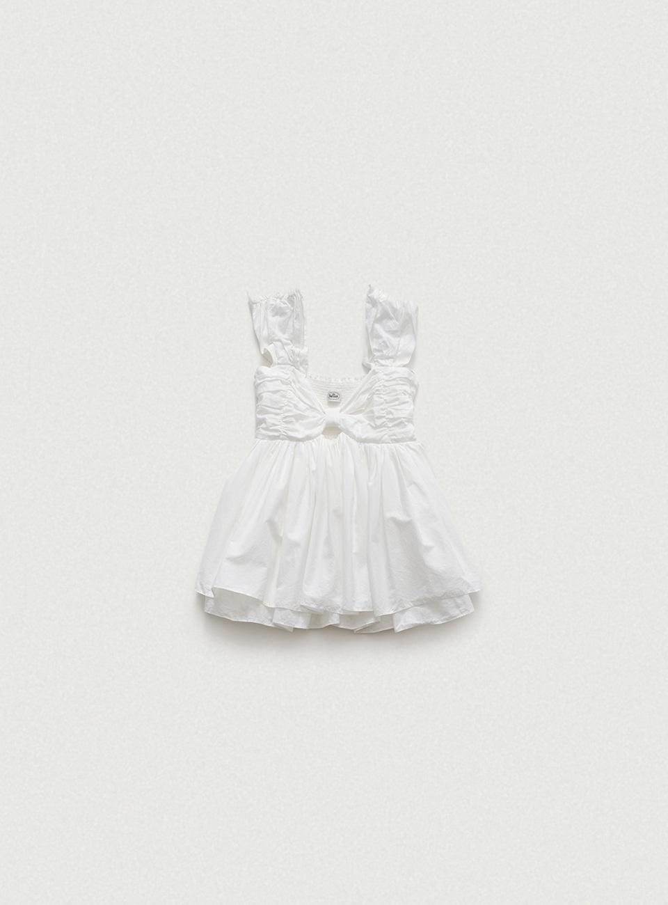 White Magnolia Off-Shoulder Top [3월 말 순차 배송]