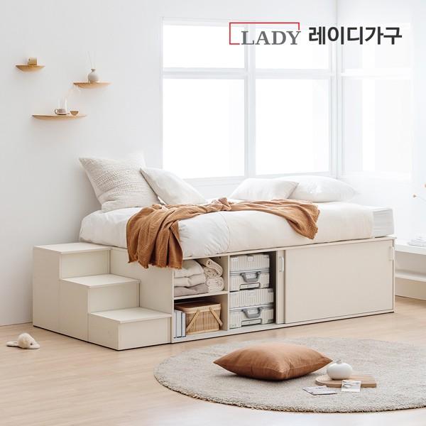 [타임특가 핫딜] 모노 빅 슬라이딩 평상형 수납침대 SS/Q