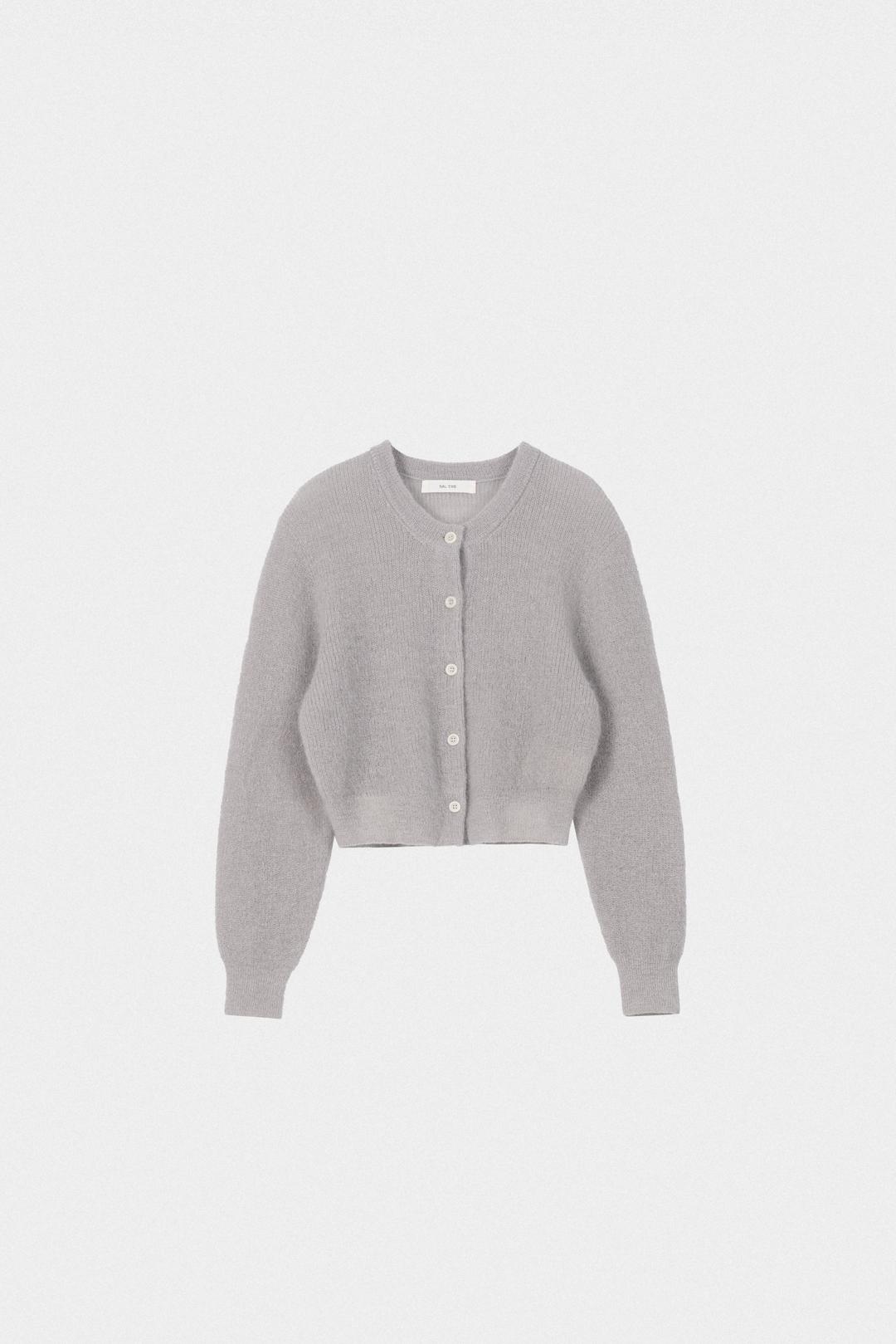 46948_Kid Mohair crewneck cardigan