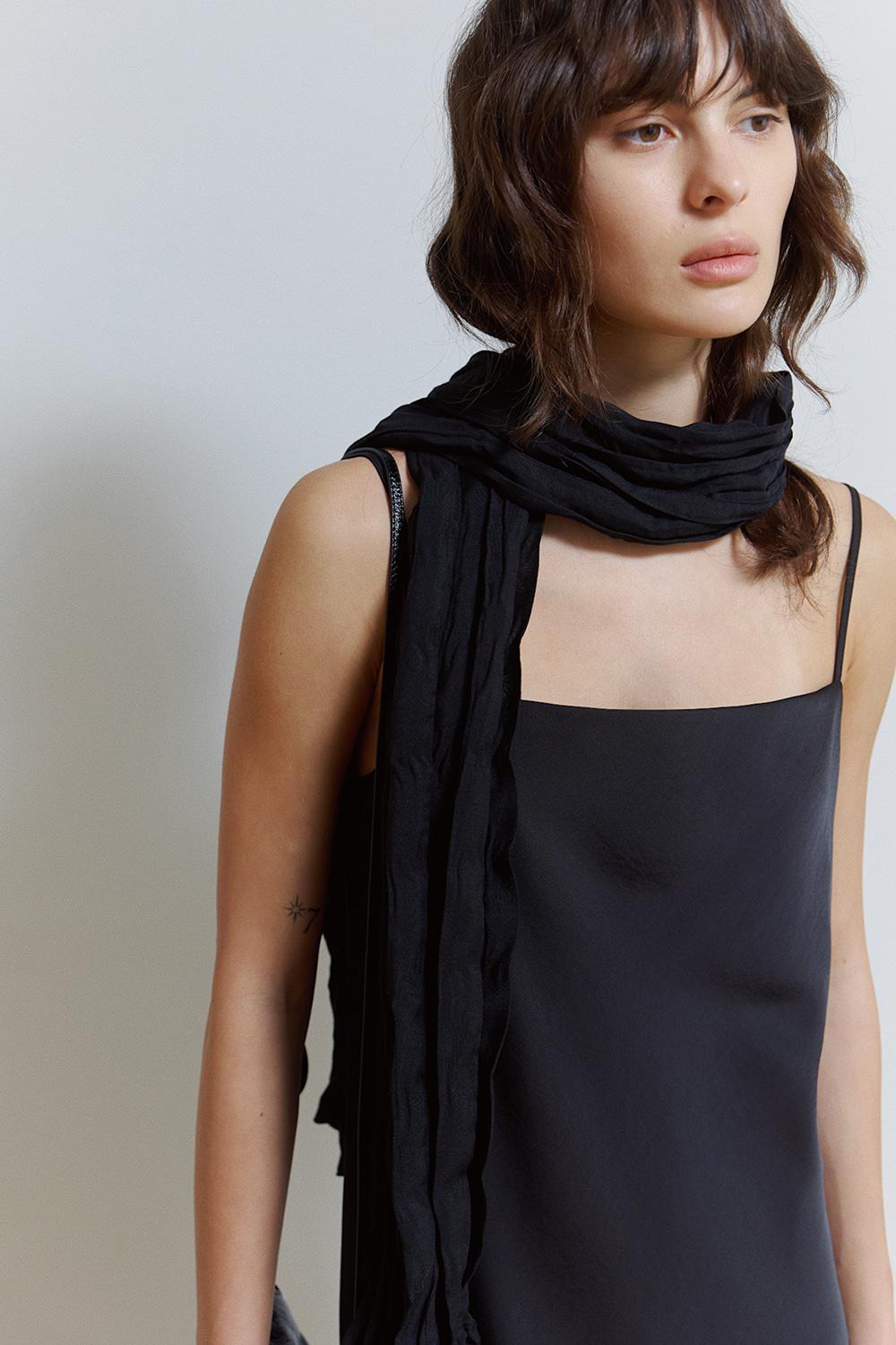 [2ND] Pibi Scarf in Black