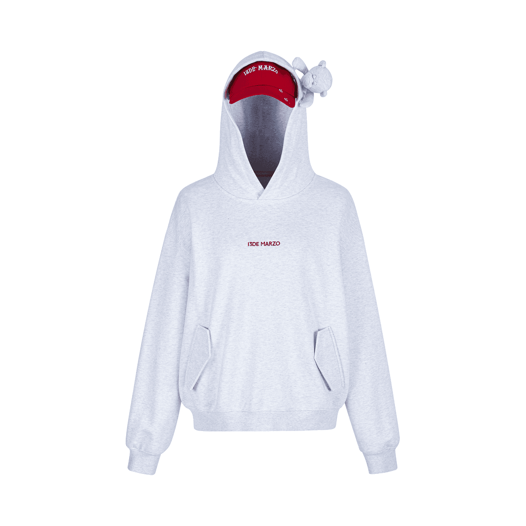 13DE MARZO Color Patch Cap Hoodie