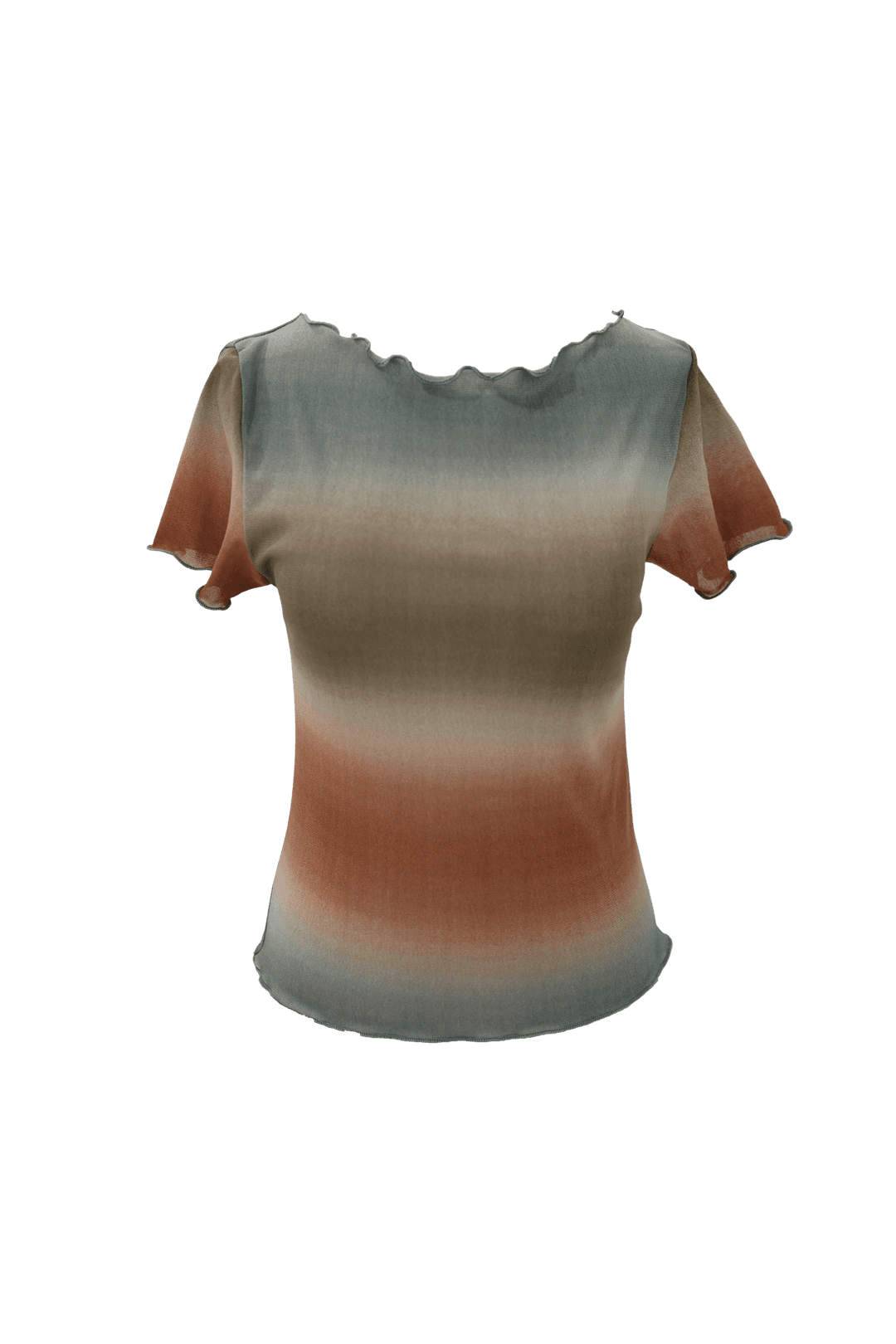 [Pink orchid house] Blur gradation T (2color) (Brown)