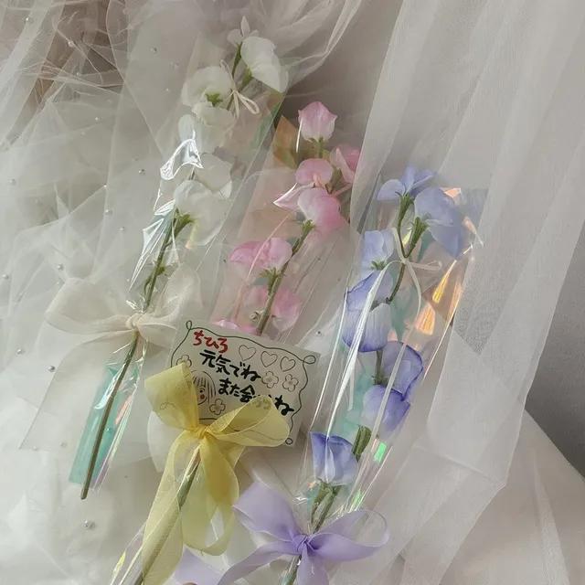 스위트피 센과치히로꽃다발 한송이꽃다발