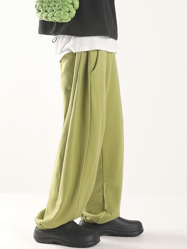 fold jogger banding pants (3color)