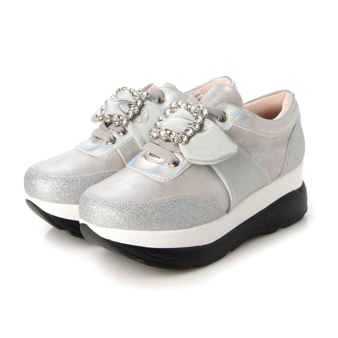 ヨースケ YOSUKE 厚底スニーカー （シルバー）