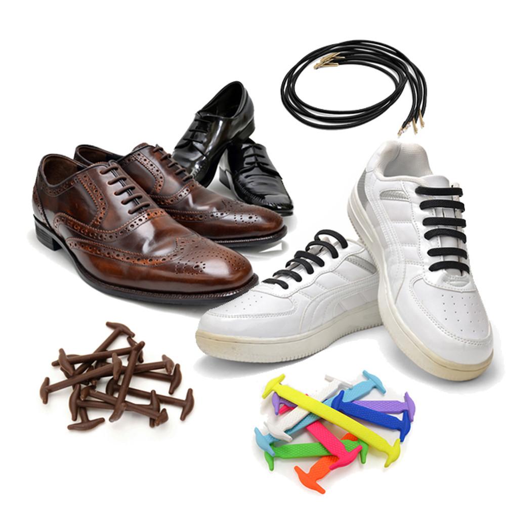 국산 쿨레이스 실리콘 운동화 구두 신발끈