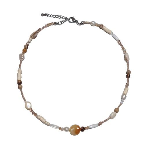 바다의 윤슬 비즈 목걸이