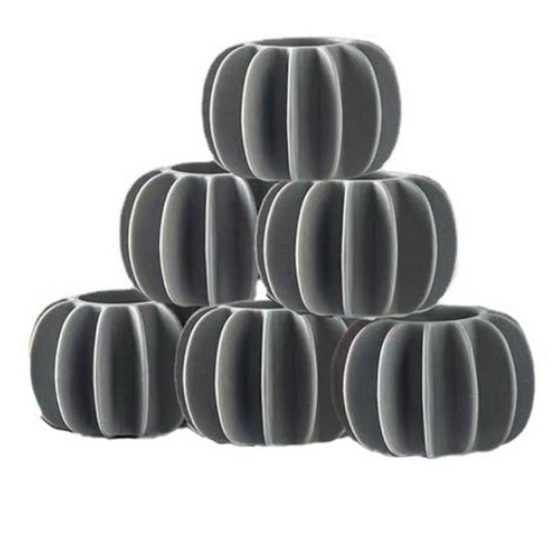 (올웨이즈단독1개추가증정) 의류 구김 엉킴 방지 실리콘 세탁볼 그레이 6개 1세트