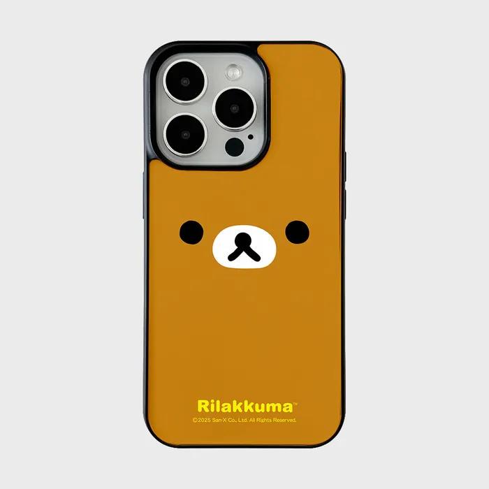 리락쿠마 페이스 맥세이프 블랙 글로시 케이스_리락쿠마페이스