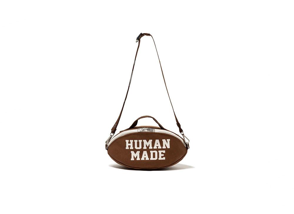 휴먼 메이드 럭비 볼 백 브라운 Human Made Rugby Ball Bag Brown