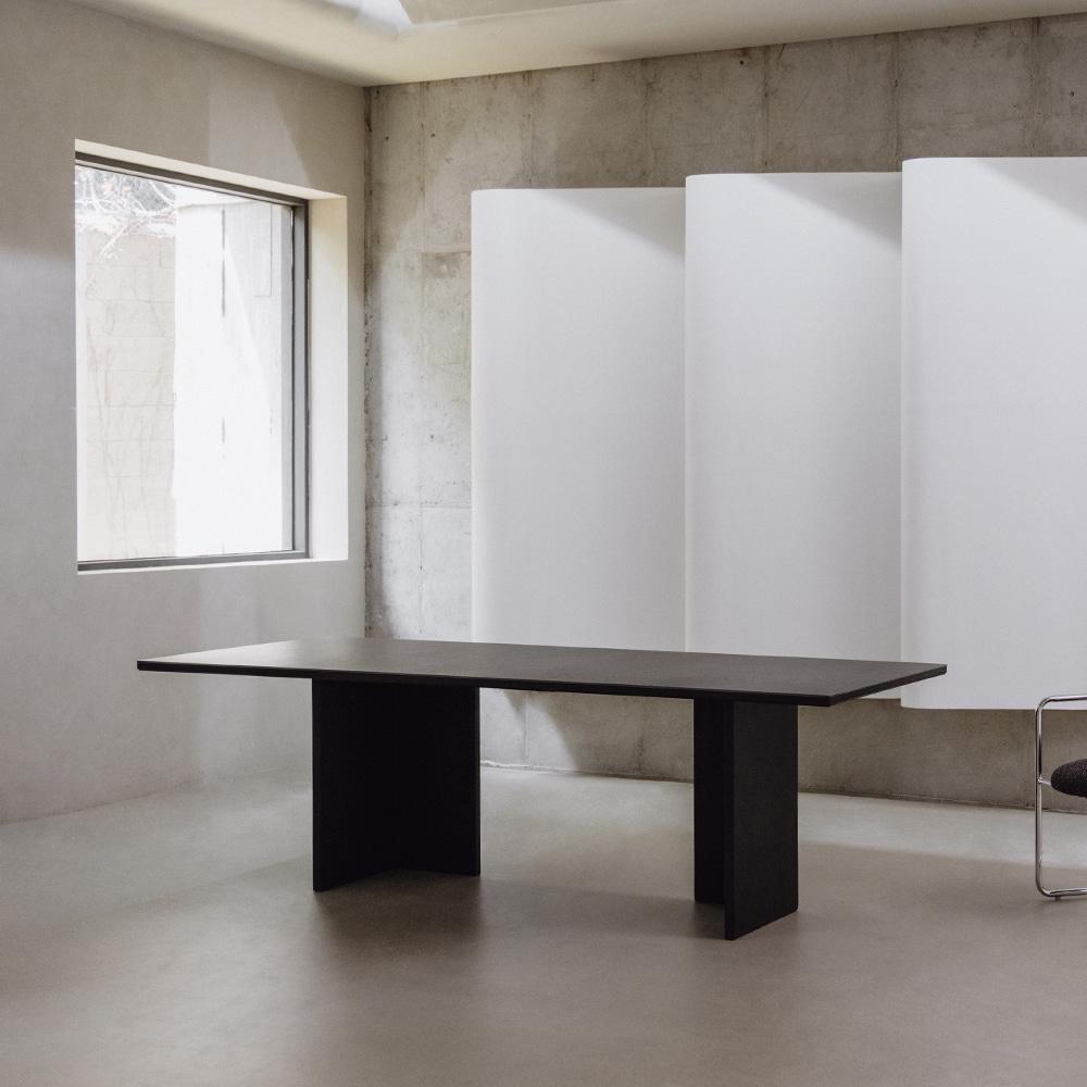 P56 블랙 스페인 세라믹식탁 포세린식탁 대형 대리석 다이닝테이블 8인 2000