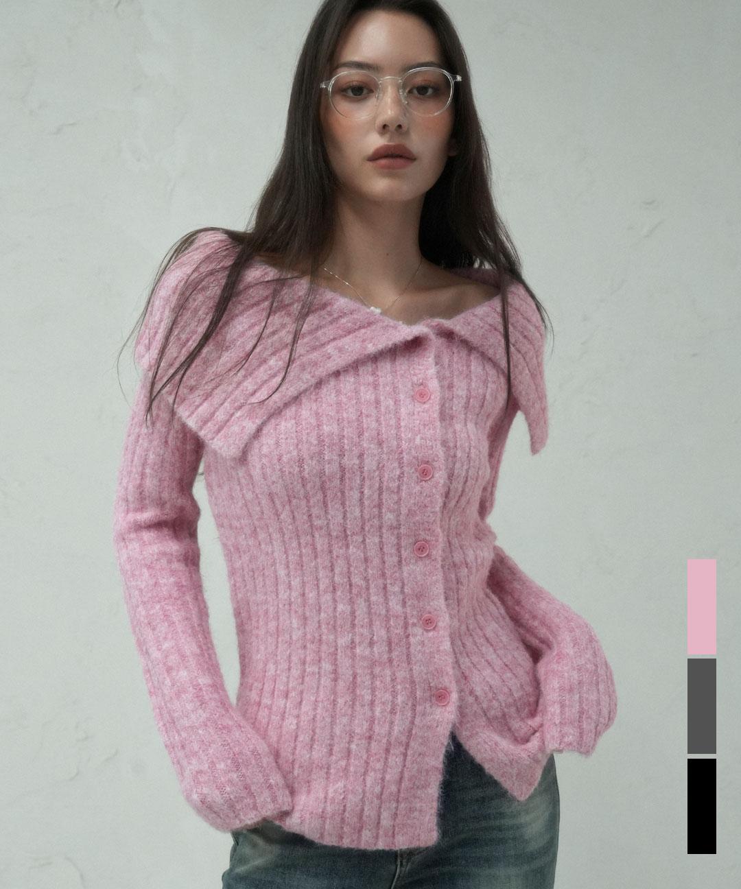 비바셔스 Soleil Off Shoulder Cardigan - 3COL
