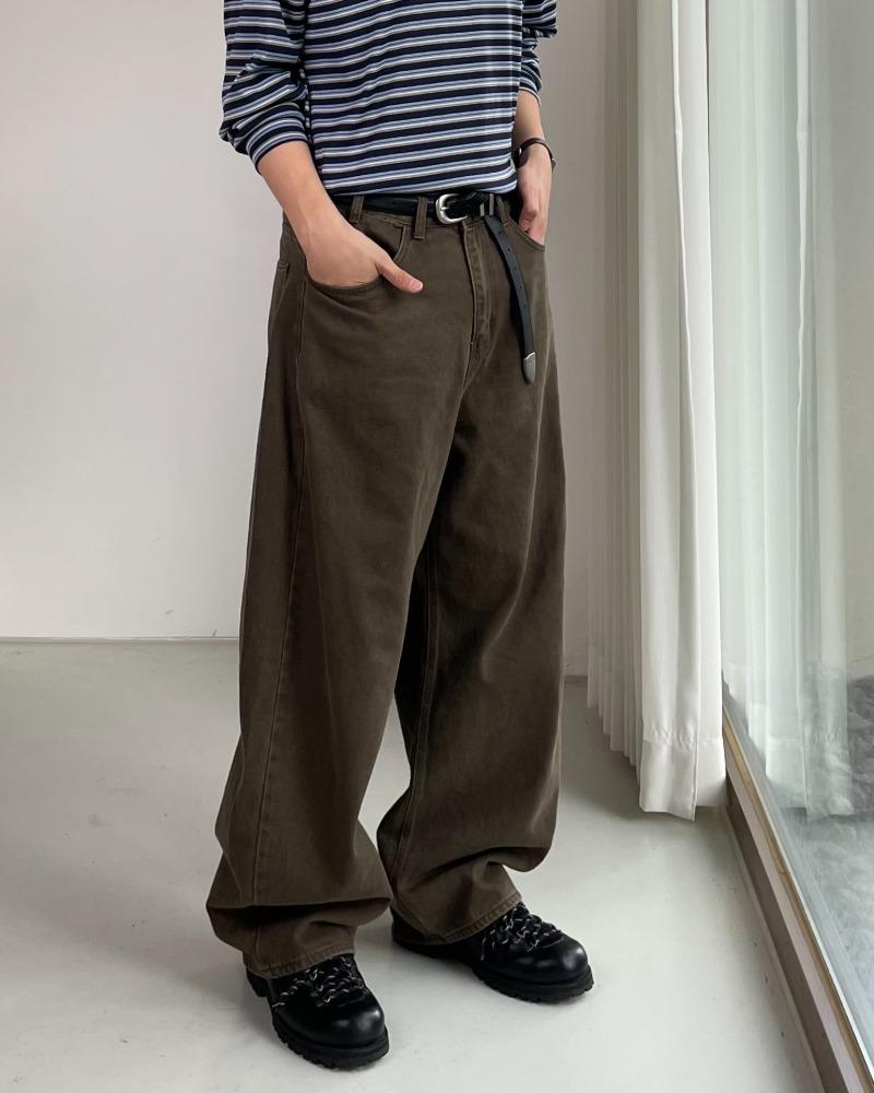 도브 카치온 커브드 와이드 팬츠 3C