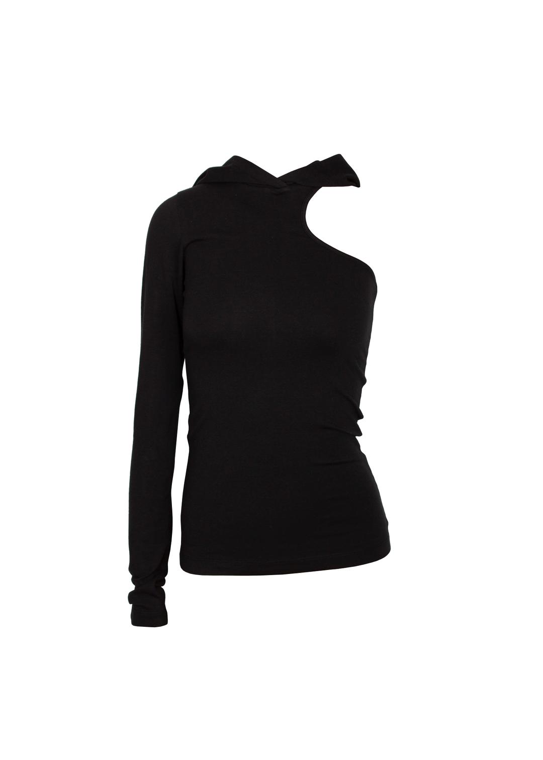 Hooded T-shirt (Black)