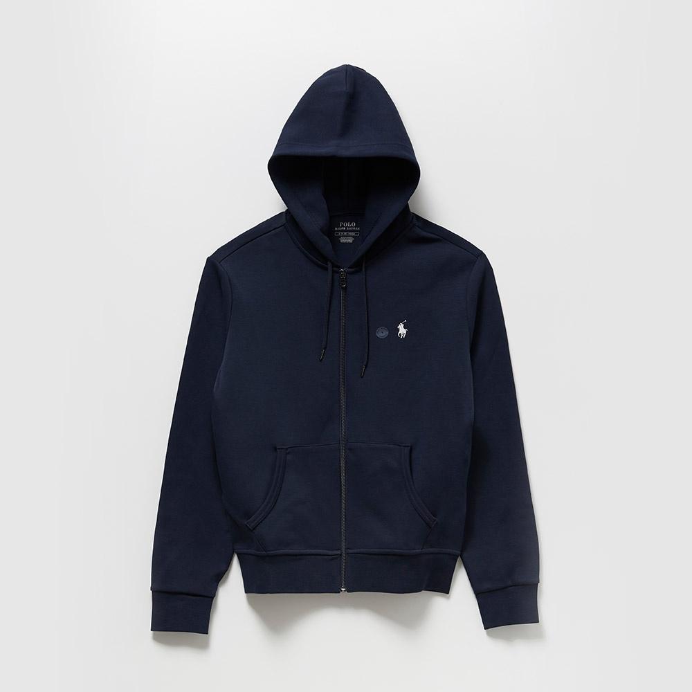코튼 풀집 후디 (NAVY)