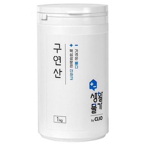 크리오 생활물가 구연산 다목적 세정제, 1kg, 1개 - 구연산 | 쿠팡