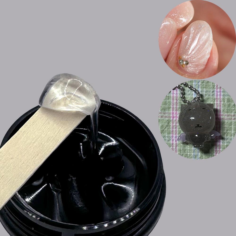 투명 UV 클레이 30ml 투명 레진 점토 쪼물젤 말랑젤 엠보젤 레진아트