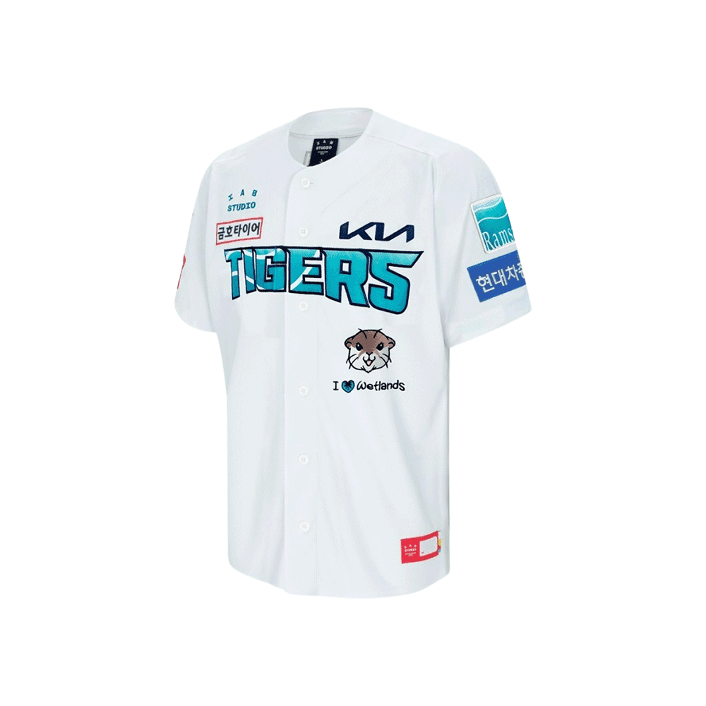 아이앱 스튜디오 x 기아 타이거즈 24 어센틱 람사르 유니폼 화이트 (논 마킹 버전)
