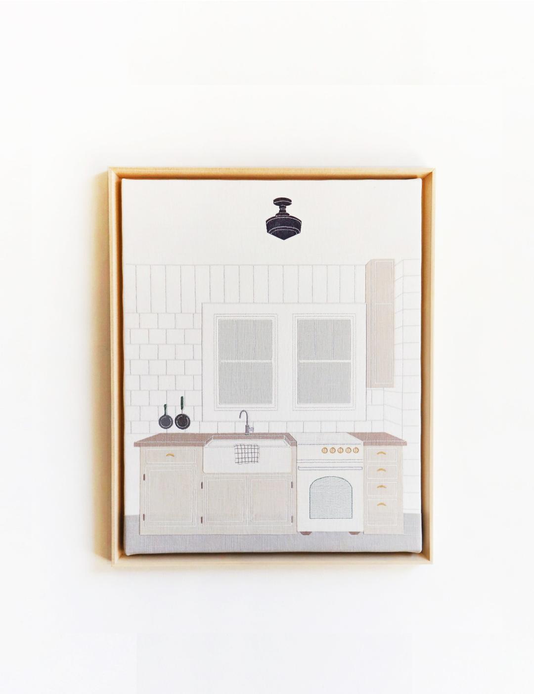 WHITE KITCHEN _ 40 x 50 cm