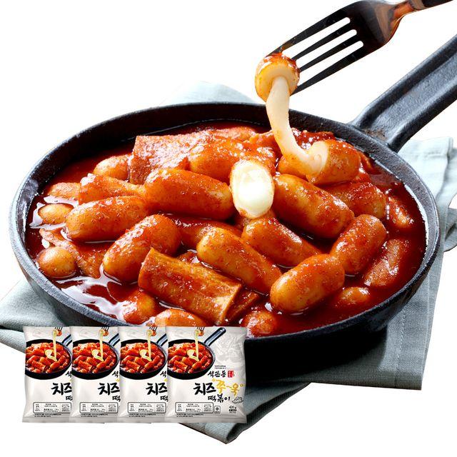 석관동떡볶이 치즈쭈욱맛 4팩