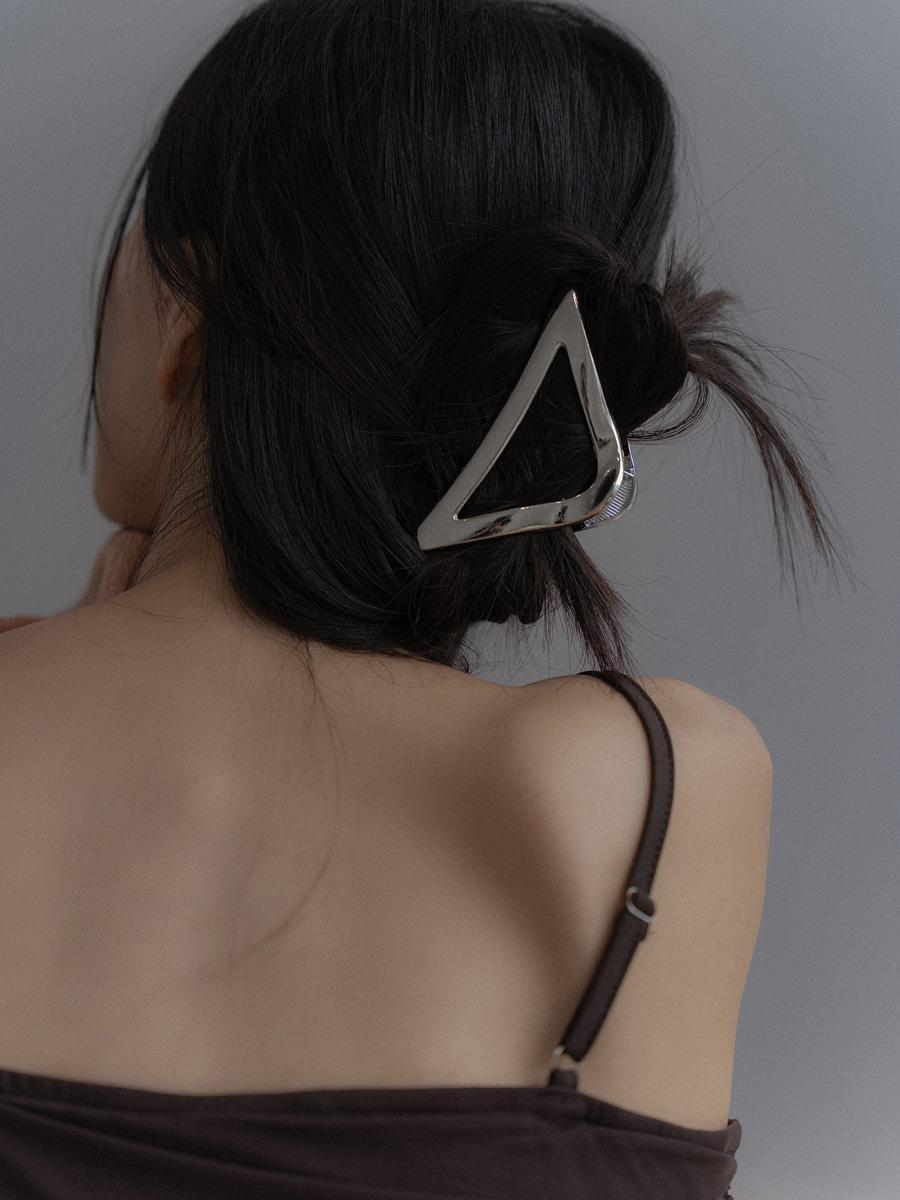 실브아 삼각 헤어집게핀