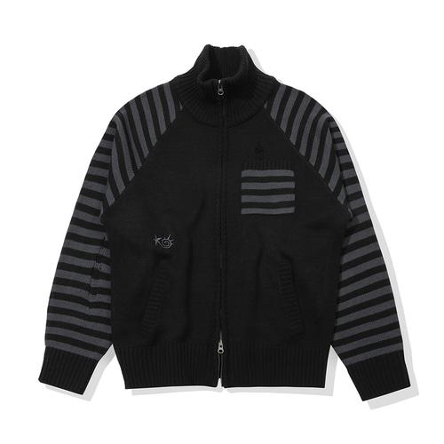 [72 HOUR] Pipi Zip-up Sweater(BLACK)