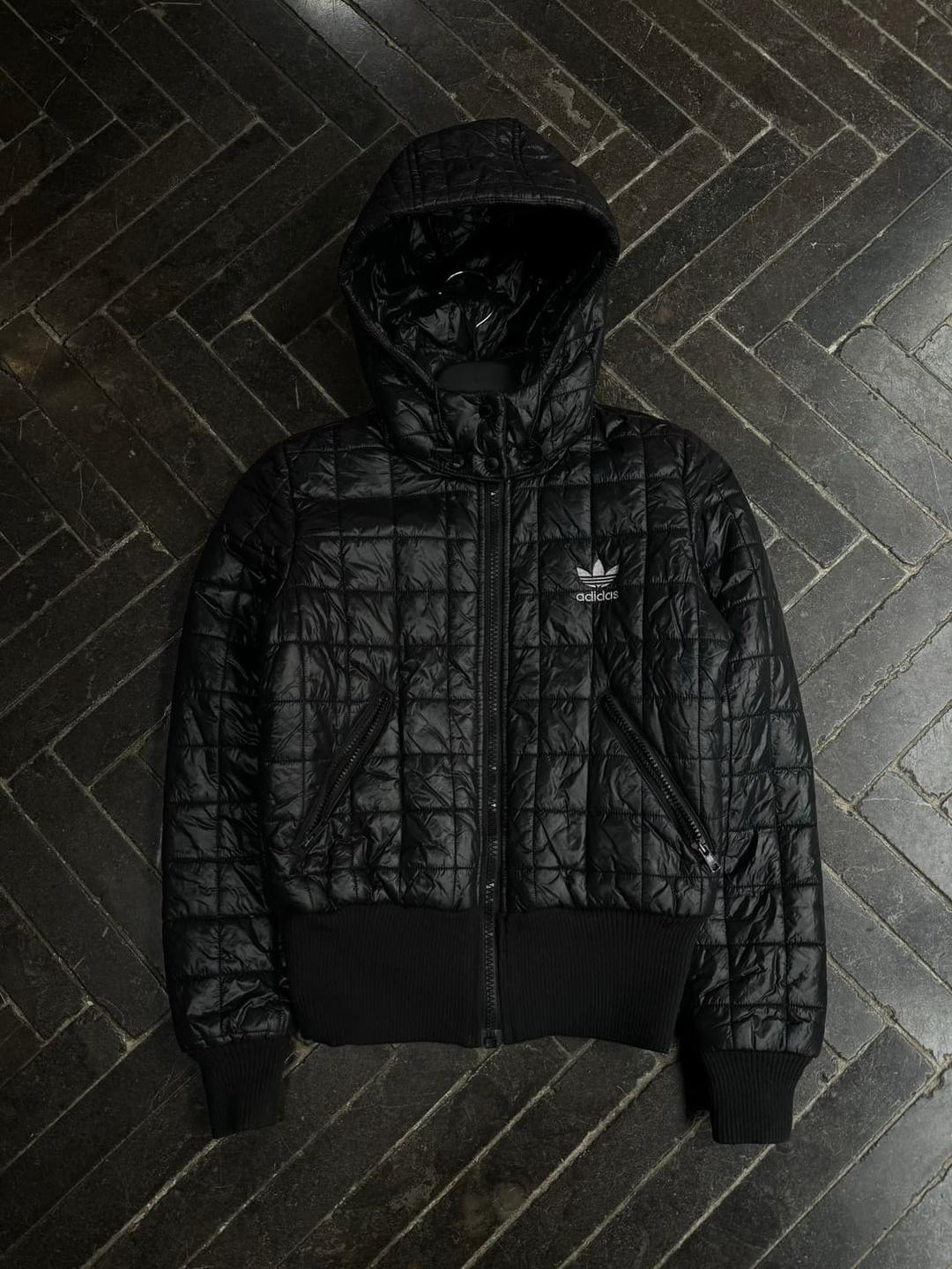 아디다스 y2k 블랙 퀼팅 크롭 자켓 | 후루츠패밀리