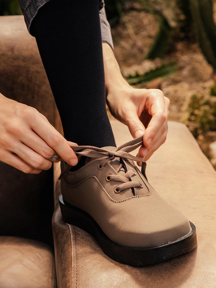 더비커즈 플라스틱 스니커즈 카키브라운(SNPLH05)