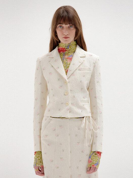 SAVI Single-Breasted Blazer - Ivory