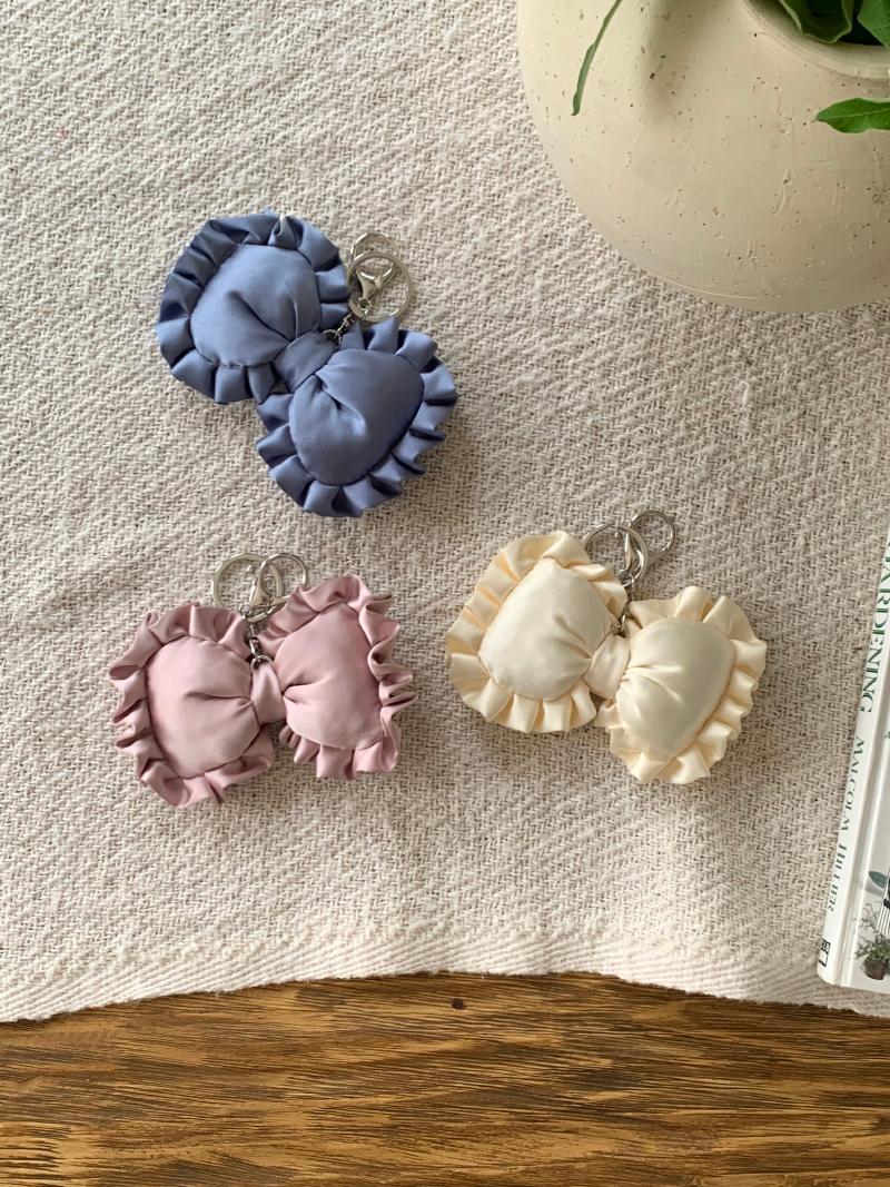 lace ribbon keyring (3color)