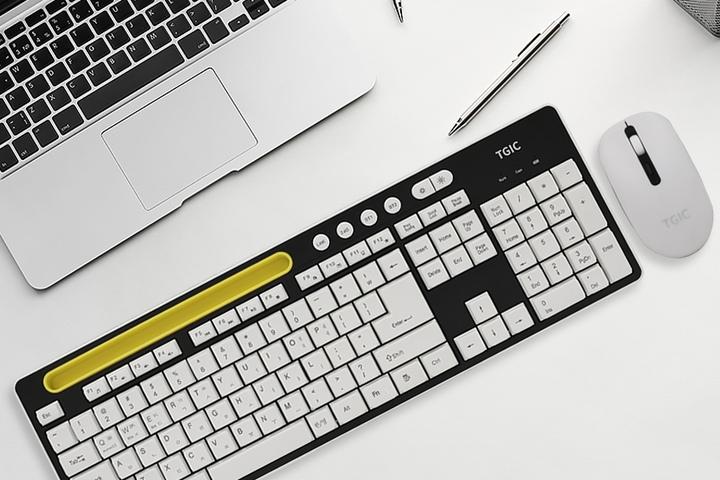 블루투스5.0 무선 키보드 마우스 세트 TGC-BMK520 3컬러 고급마우스패드 (증정)