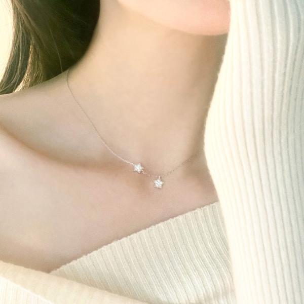 romantic star necklace